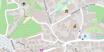 Pension auf Satellitenbild