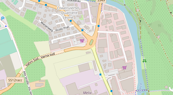 Pension auf Satellitenbild