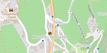 Pension auf Satellitenbild