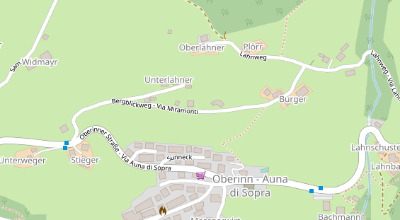 Pension auf Satellitenbild