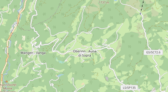 Pension auf Karte