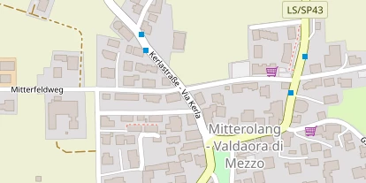 Pension auf Satellitenbild