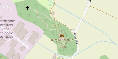 Pension auf Satellitenbild