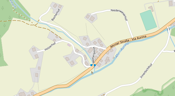 Pension auf Satellitenbild