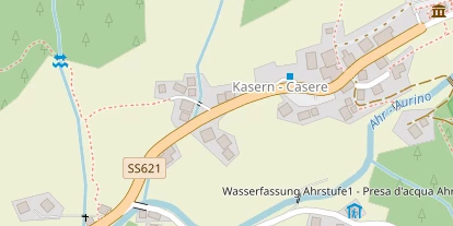 Pension auf Satellitenbild