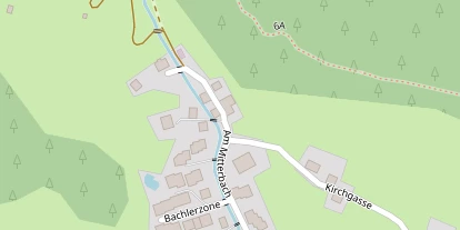 Pension auf Satellitenbild