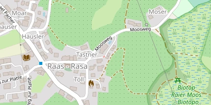 Pension auf Satellitenbild