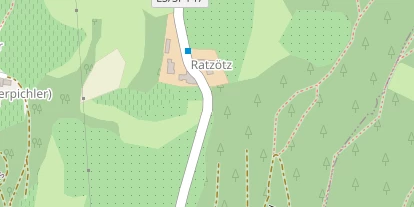 Pension auf Satellitenbild