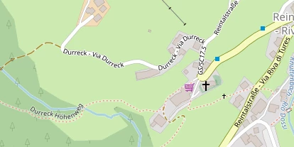 Pension auf Satellitenbild