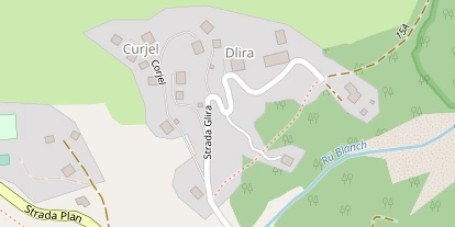 Pension auf Satellitenbild