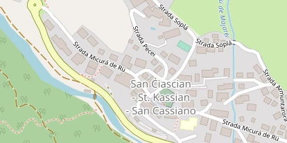 Pension auf Satellitenbild