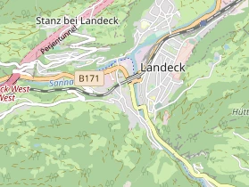 Pension auf Karte