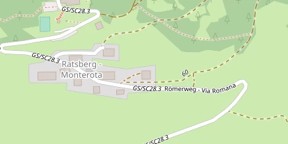 Pension auf Satellitenbild