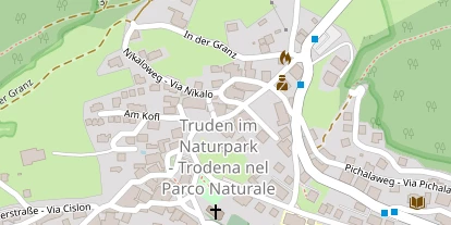Pension auf Satellitenbild