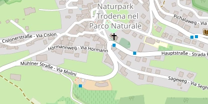 Pension auf Satellitenbild
