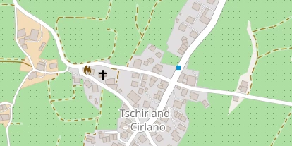 Pension auf Satellitenbild