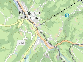 Pension auf Karte