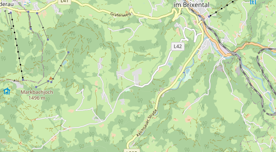 Pension auf Karte