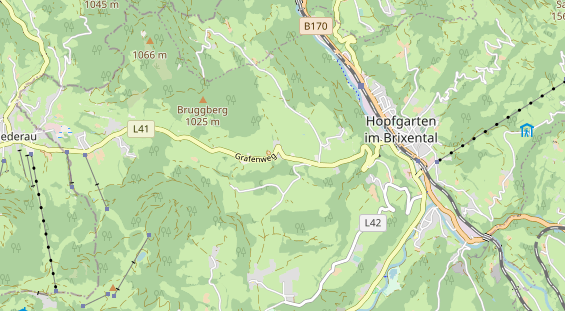 Pension auf Karte