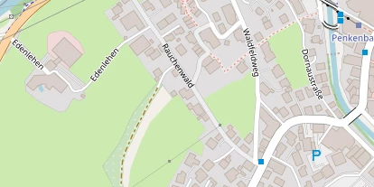 Pension auf Satellitenbild