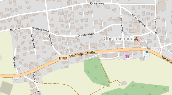 Pension auf Satellitenbild