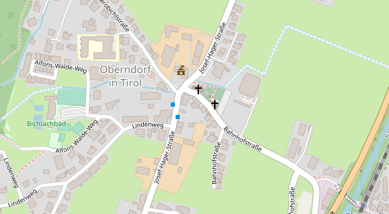 Pension auf Satellitenbild