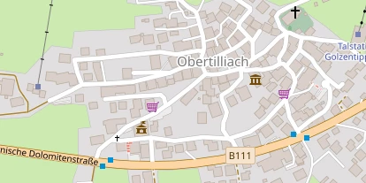 Pension auf Satellitenbild