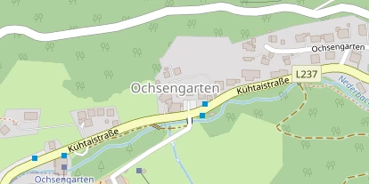 Pension auf Satellitenbild