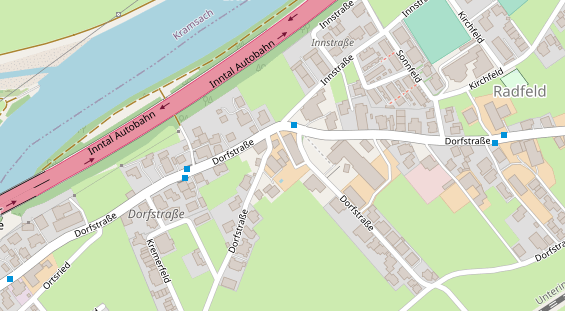 Pension auf Satellitenbild