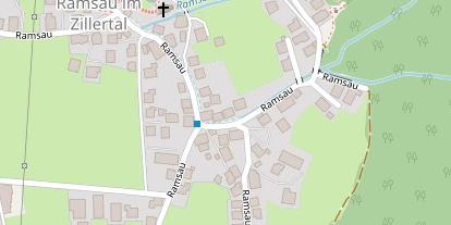 Pension auf Satellitenbild