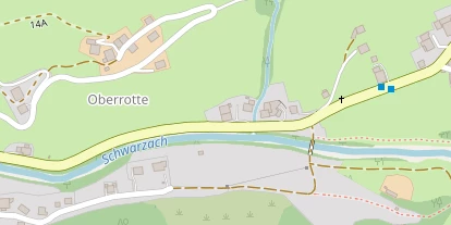 Pension auf Satellitenbild