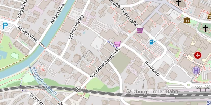 Pension auf Satellitenbild