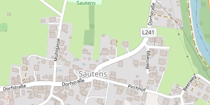 Pension auf Satellitenbild