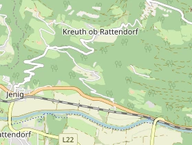 Pension auf Karte