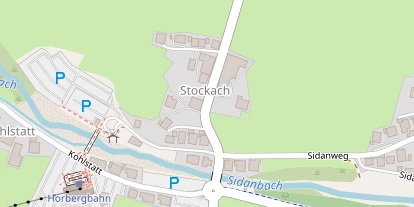 Pension auf Satellitenbild