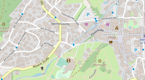 Pension auf Satellitenbild