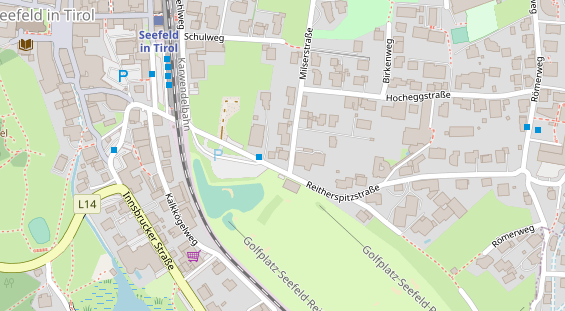 Pension auf Satellitenbild