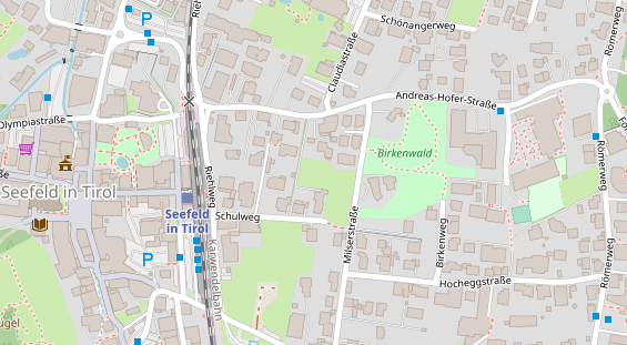 Pension auf Satellitenbild