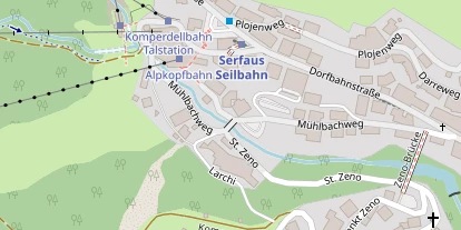 Pension auf Satellitenbild