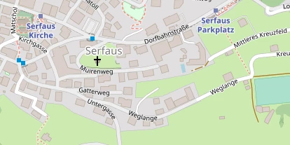 Pension auf Satellitenbild