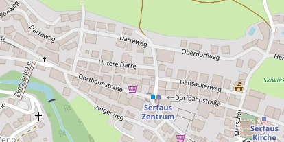 Pension auf Satellitenbild