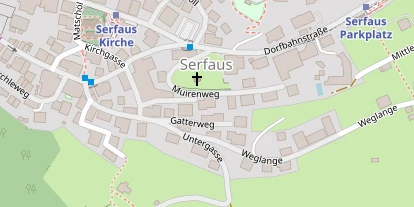Pension auf Satellitenbild