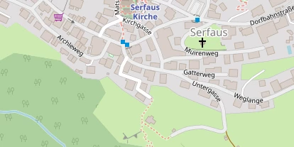 Pension auf Satellitenbild