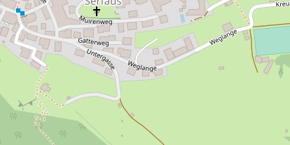 Pension auf Satellitenbild