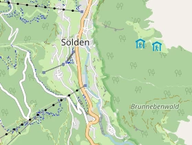 Pension auf Karte