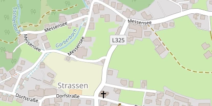 Pension auf Satellitenbild