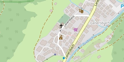 Pension auf Satellitenbild