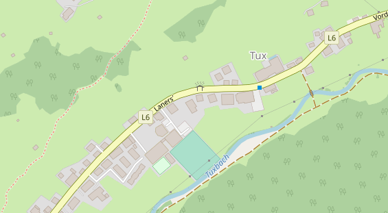 Pension auf Satellitenbild