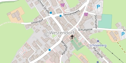 Pension auf Satellitenbild