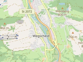 Pension auf Karte